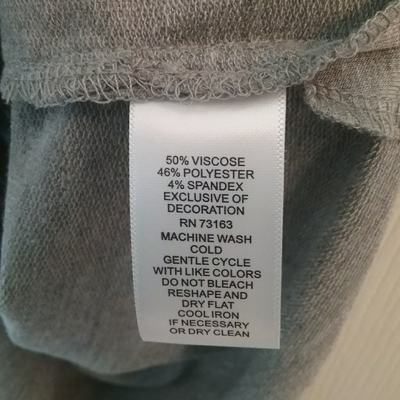 NWT LaceUp Sleeve GreyKnit Dress M FirmPrice*Last1 - Picture 3 of 3